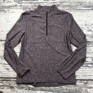 Lululemon - Men’s Surge Warm Half Zip - Heathered Deep Ruby - Size Medium